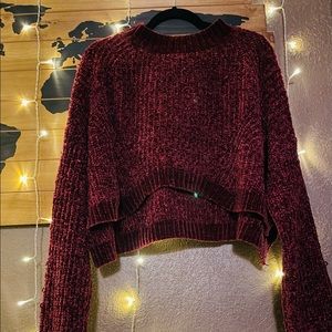 Rue21 Cropped Chenille Sweater